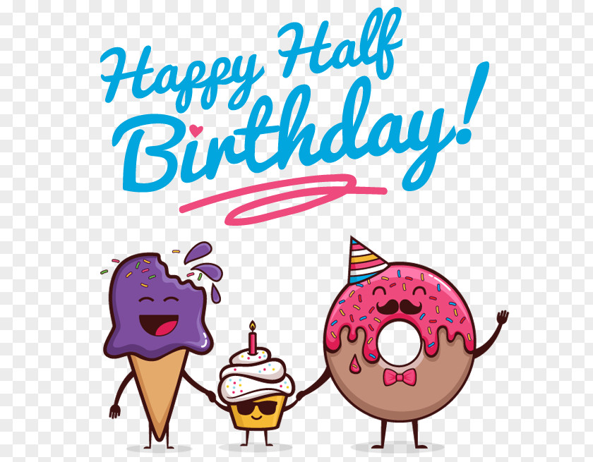 Dreamyful Birthday Half-birthday Anniversary Clip Art PNG