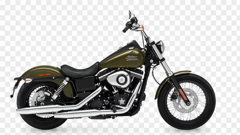 Motorcycle Harley-Davidson Super Glide Bobber Street PNG