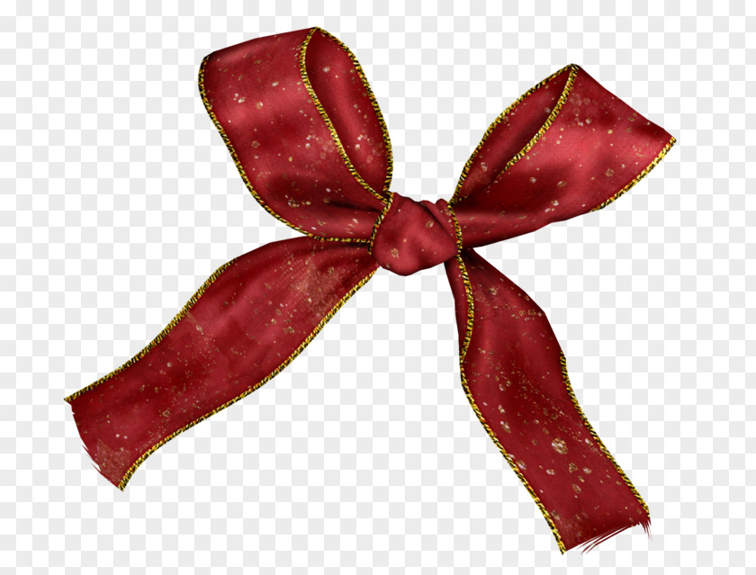 Red Satin Ribbon Maroon PNG