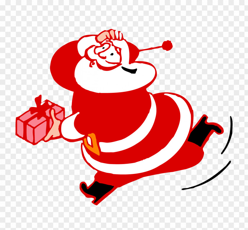 Santa Claus Vector Ded Moroz Snegurochka Christmas PNG