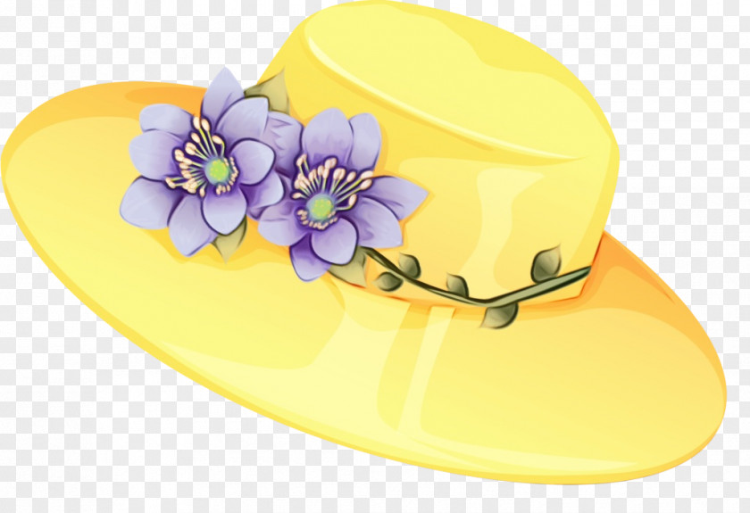 Yellow Purple Hat Headgear Cap PNG