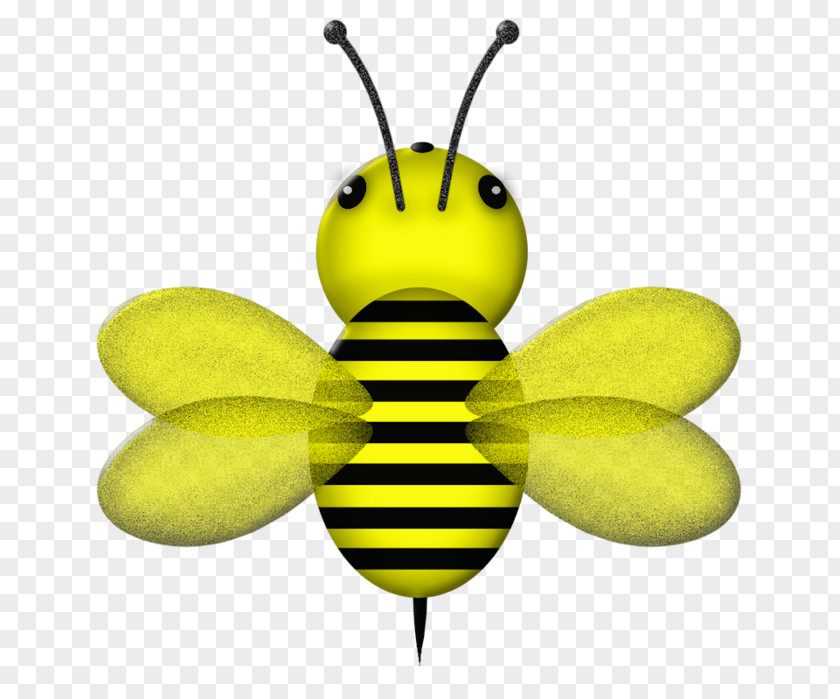 Bee Heart Green Clip Art PNG