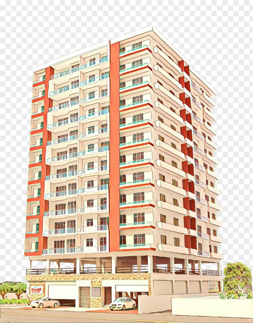 Building Condominium Tower Block Apartment Property PNG