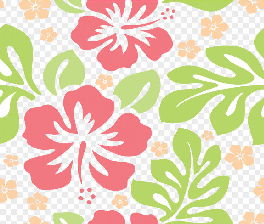 Flowers Shading Hawaii Aloha Wallpaper PNG