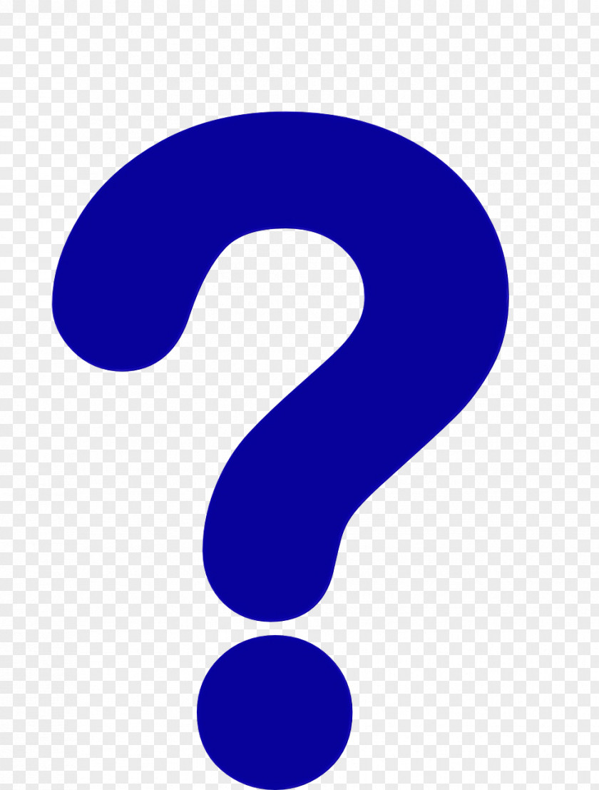 Question Mark Blue Information Clip Art Image PNG