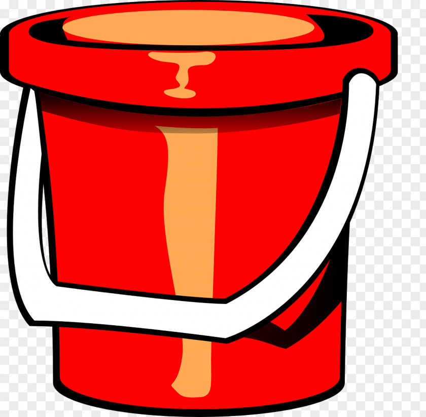 Red Bucket And Spade Clip Art PNG