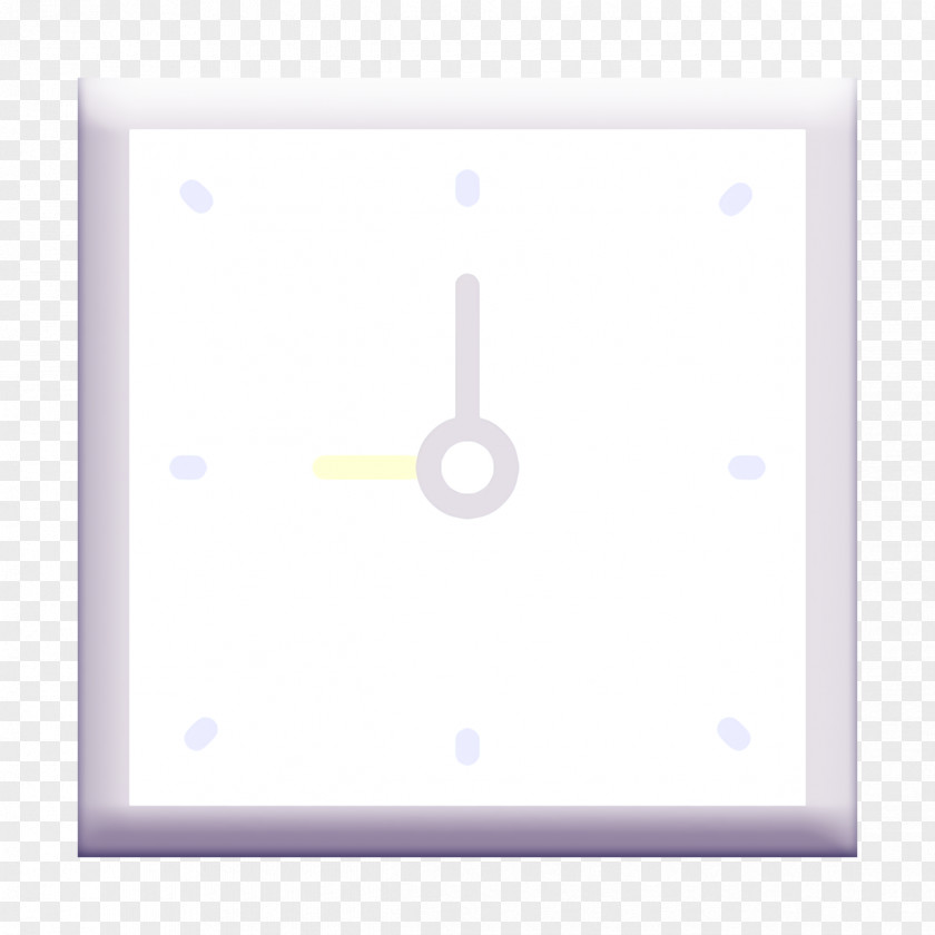 Technology Rectangle Clock Icon Essential PNG
