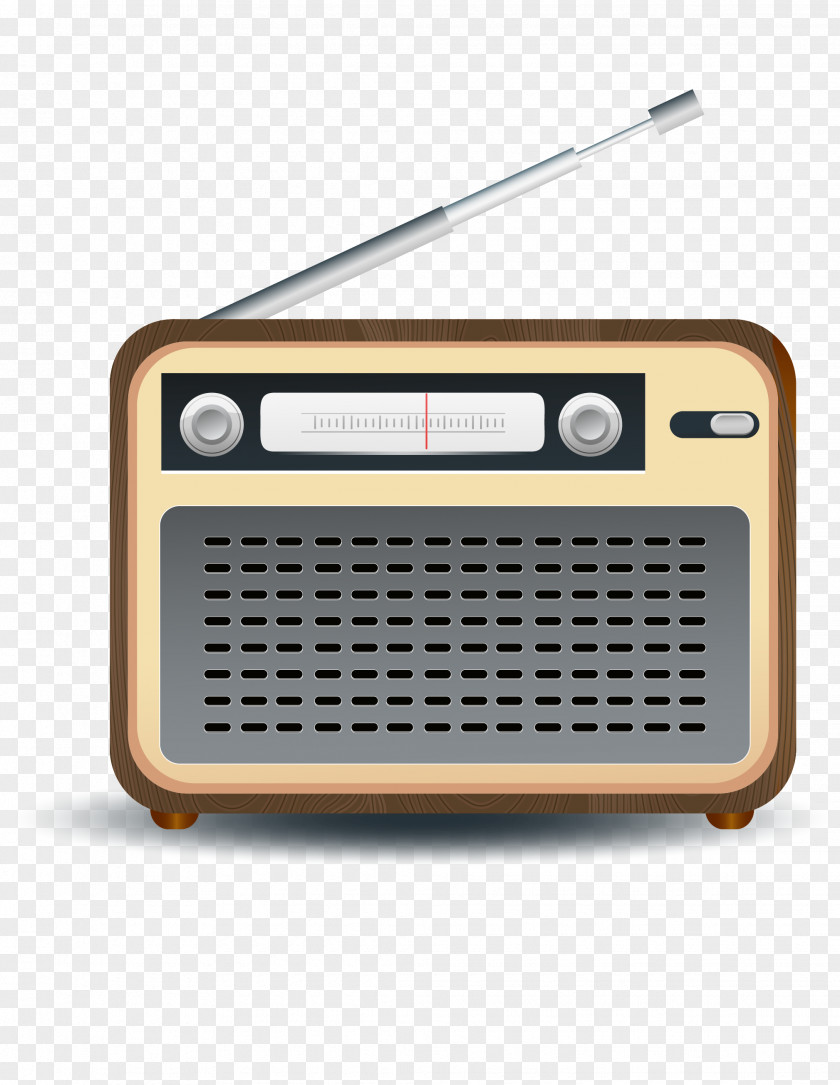 Vector Radio Station Microphone PNG