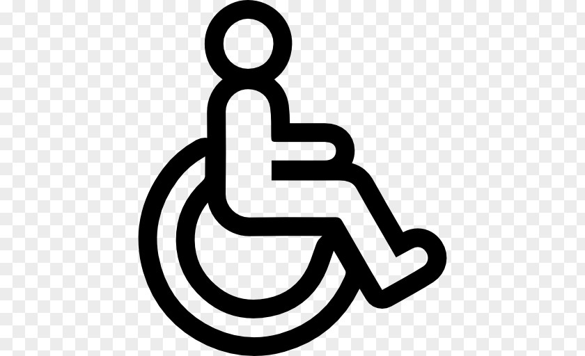 Wheelchair Disability Logo Sign PNG