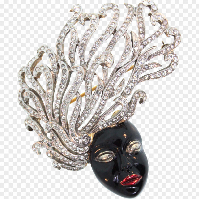 Brooch Blackamoor Jewellery Vitreous Enamel Pin PNG