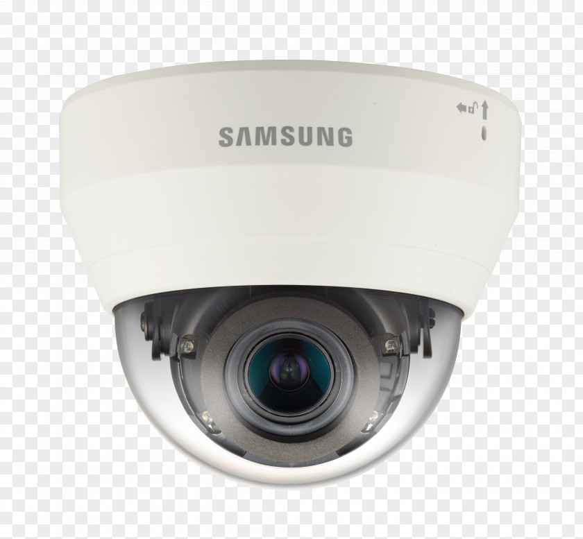 Defocus High Efficiency Video Coding IP Camera Samsung Techwin America Qnd-7080r 4mp Indoor Dome Network Closed-circuit Television PNG