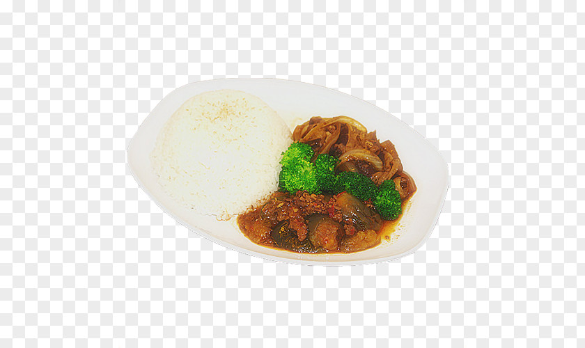 Eggplant And Pork Rice Ground Meat PNG