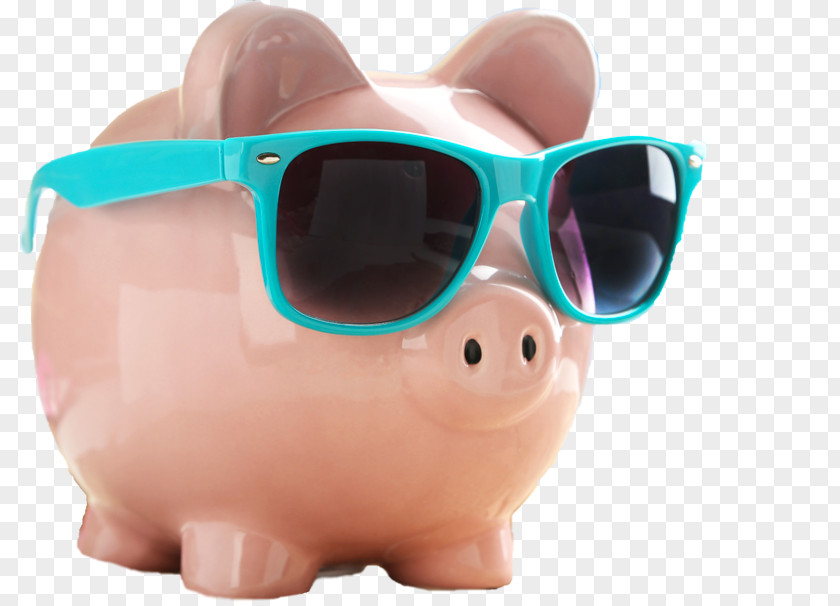 Pig Watercolor Loan Money Bank Account Saving PNG