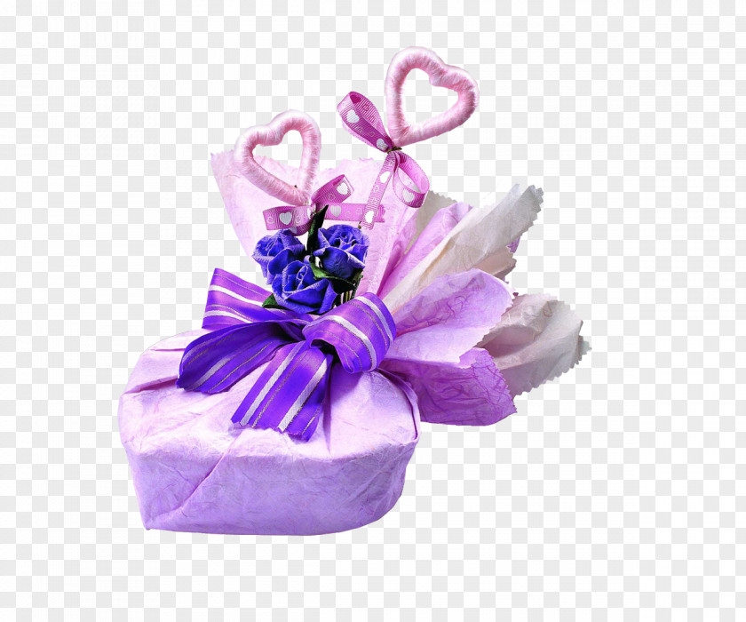 Purple Gift Wedding Love PNG