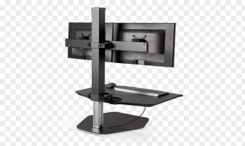 Stand Back Standing Desk Computer Monitors Flat Display Mounting Interface PNG
