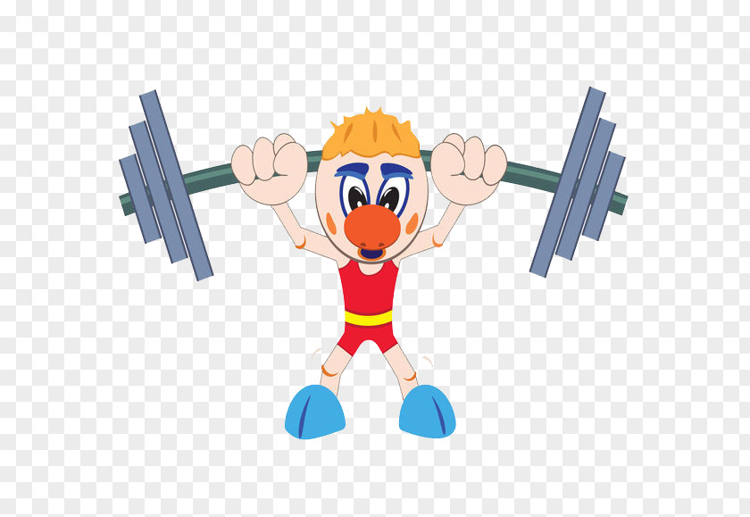 A Barbell Clown Olympic Weightlifting Stock Photography Illustration PNG