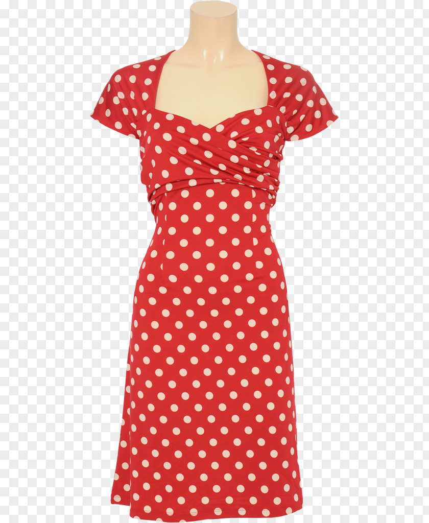 Dress Polka Dot Vintage Clothing Sleeve PNG