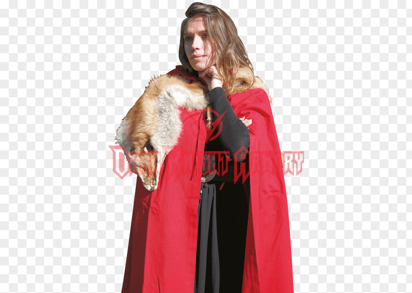 Hooded Cloak Cape May Robe Fur Clothing PNG