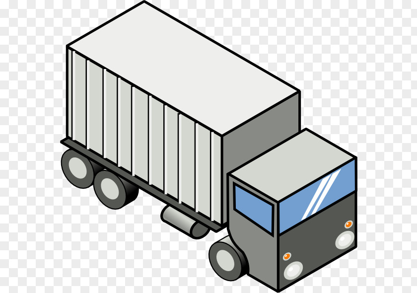 Cartoon Truck Drawings Pickup Semi-trailer Clip Art PNG