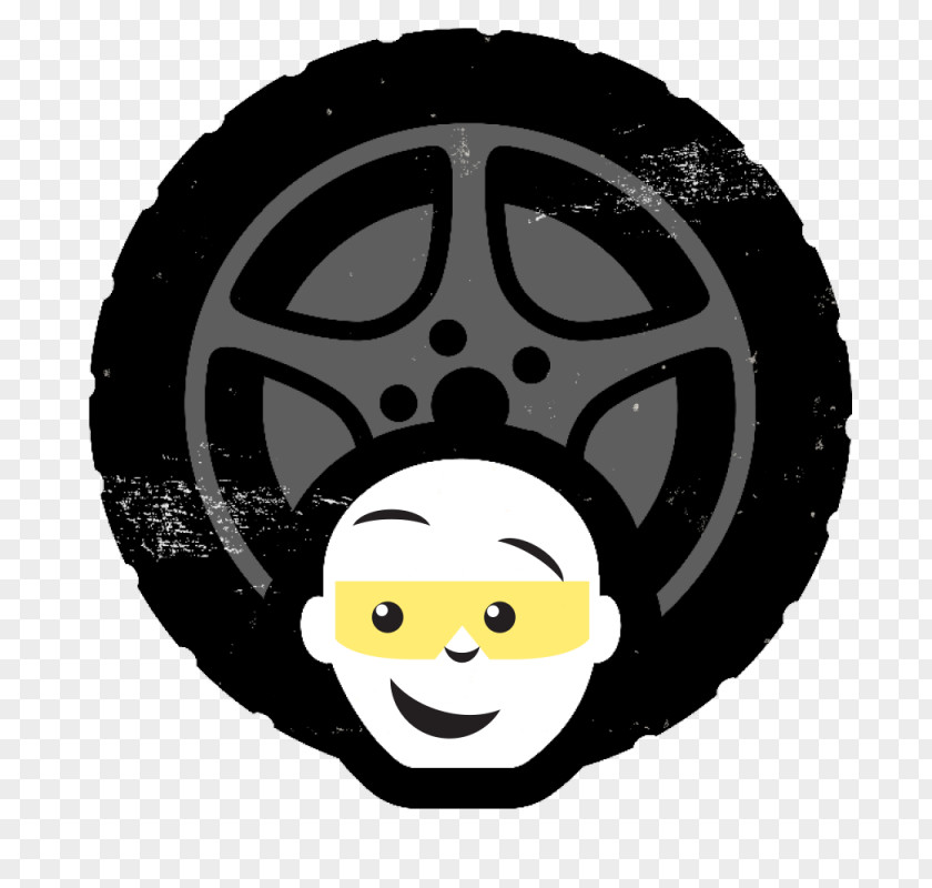 Consumption Records Alloy Wheel Smiley Circle PNG