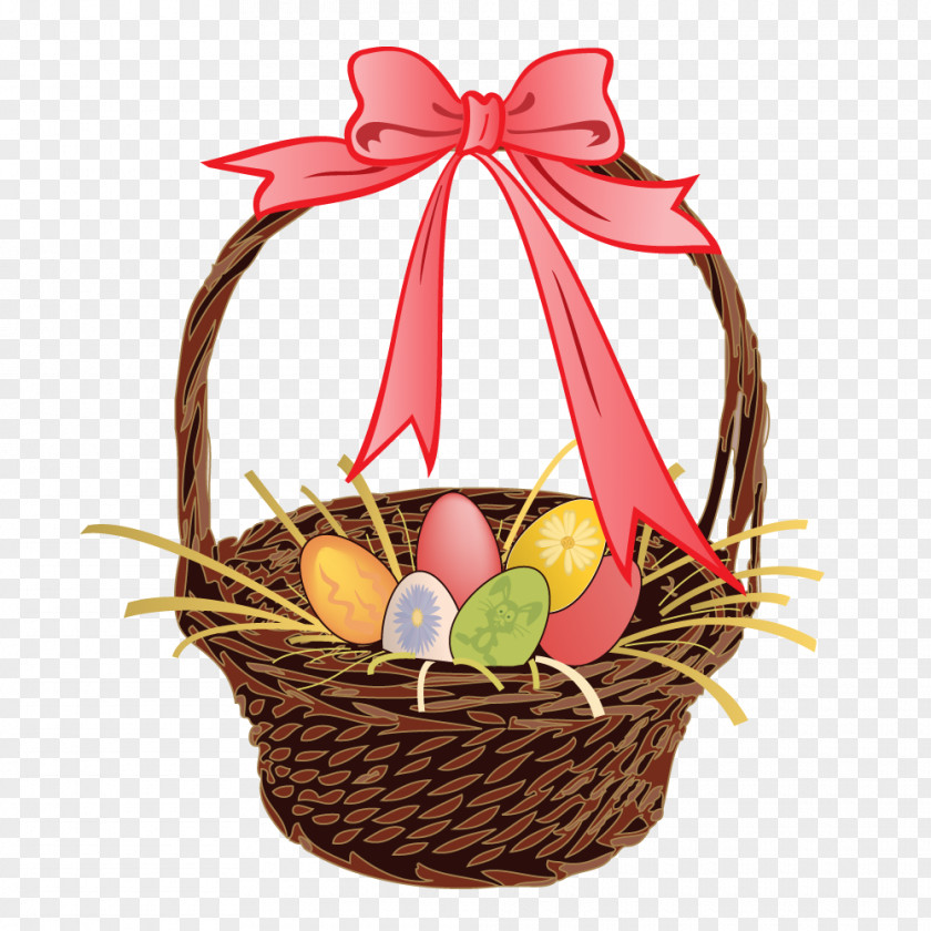 Easter Food Gift Baskets Egg Clip Art PNG