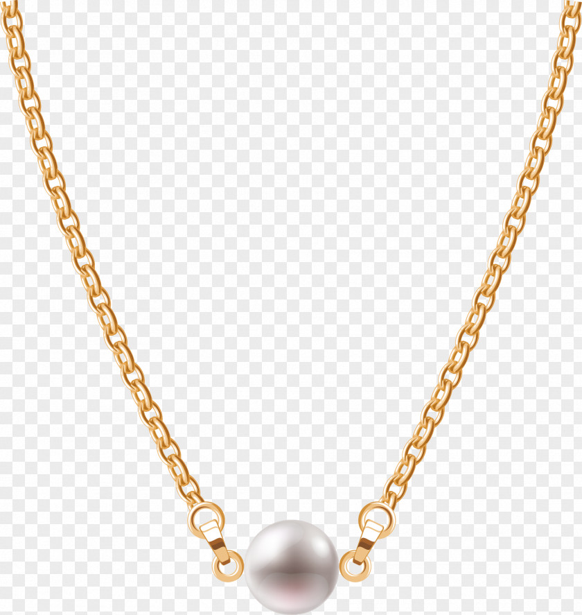 Necklace Vector Chain Sterling Silver Pendant PNG