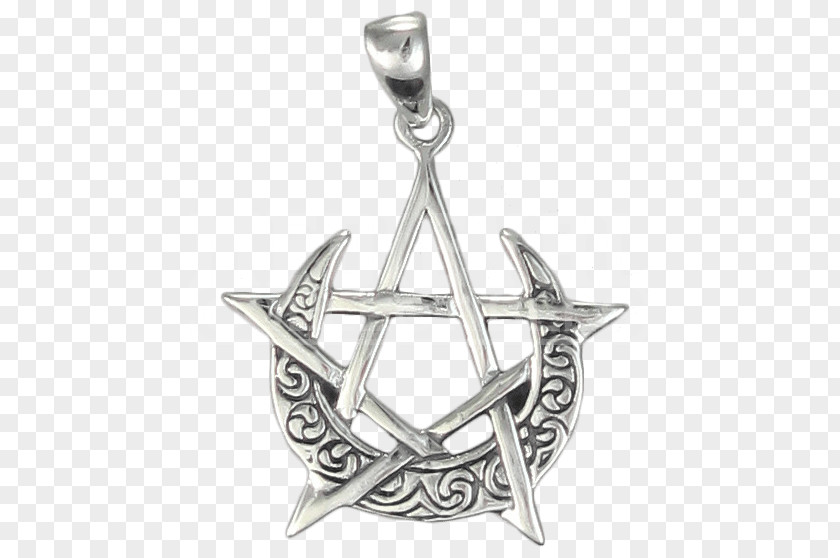 Pentagram Jewelry Locket Silver Body Jewellery Symbol PNG