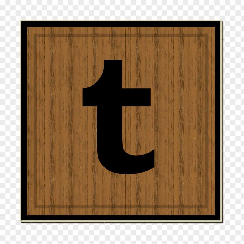 Rectangle Wood Logo Icon Media Social PNG