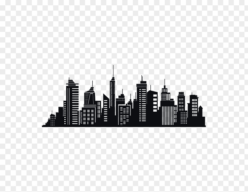 Silhouette Skyline PNG