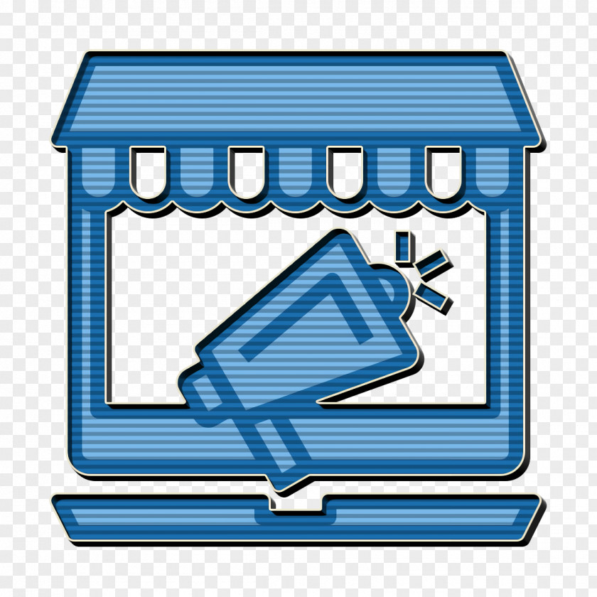 Digital Service Icon Shop Online Shopping PNG