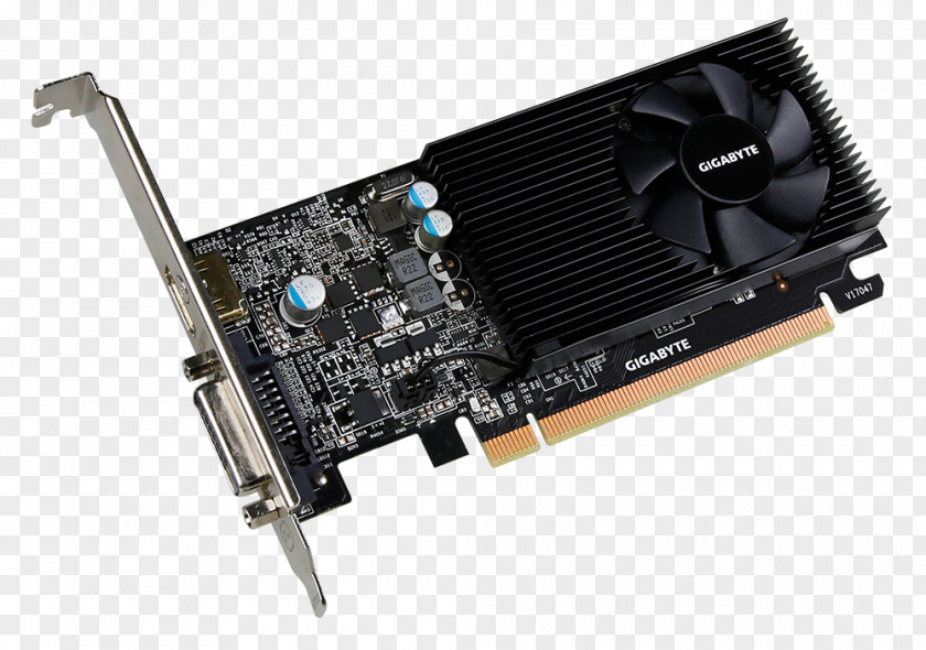 Nvidia Graphics Cards & Video Adapters NVIDIA GeForce GT 1030 Gigabyte Technology GDDR5 SDRAM PCI Express PNG