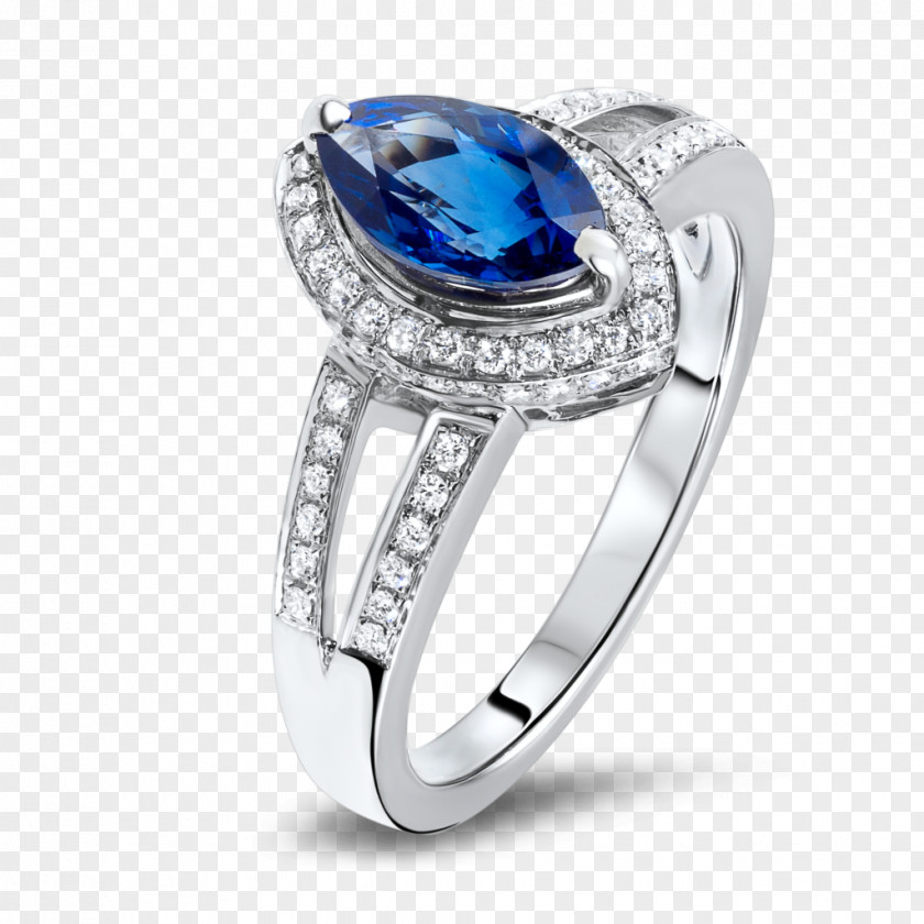 Sapphire Gemstone Earring Wedding Ring Jewellery PNG