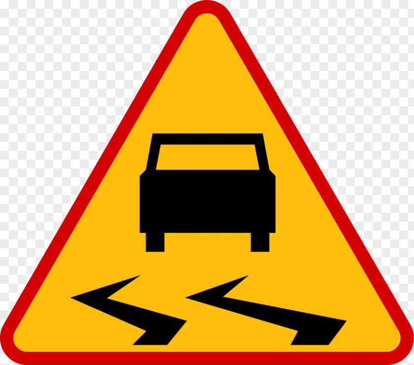 15 Warning Sign Poland Yield Traffic PNG