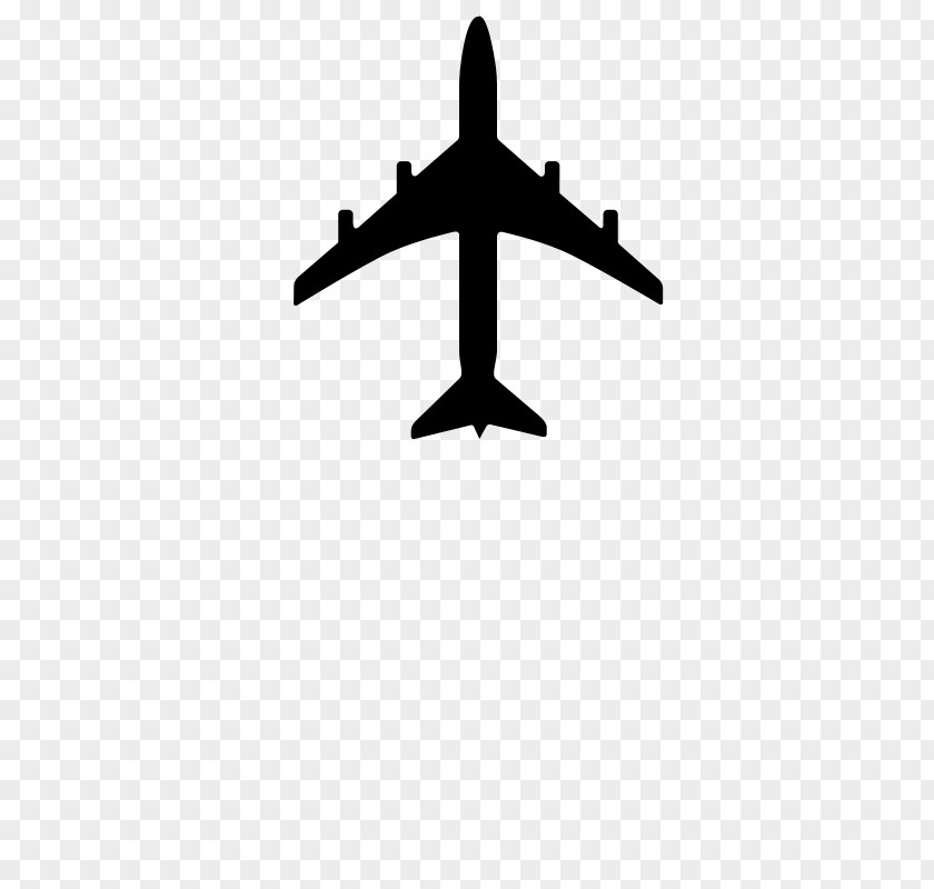 Airplane Silhouette Clip Art PNG