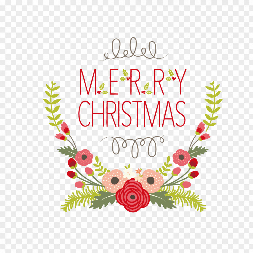 Arabesque Wreath Christmas Day Vector Graphics Decoration Illustration PNG