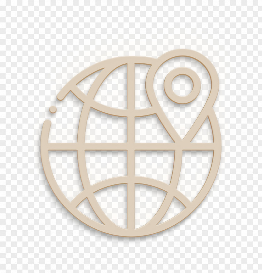 Globe Icon Geolocation Location PNG