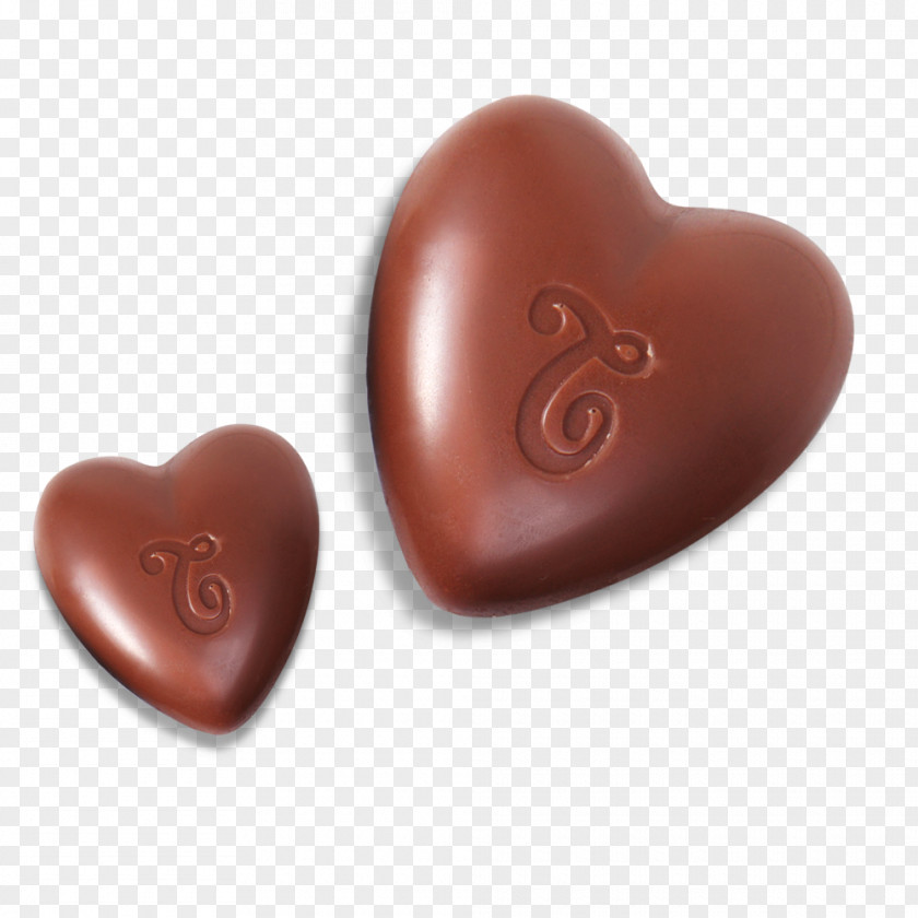 Heart-shaped Chocolate Truffle Praline Heart Valentine's Day PNG