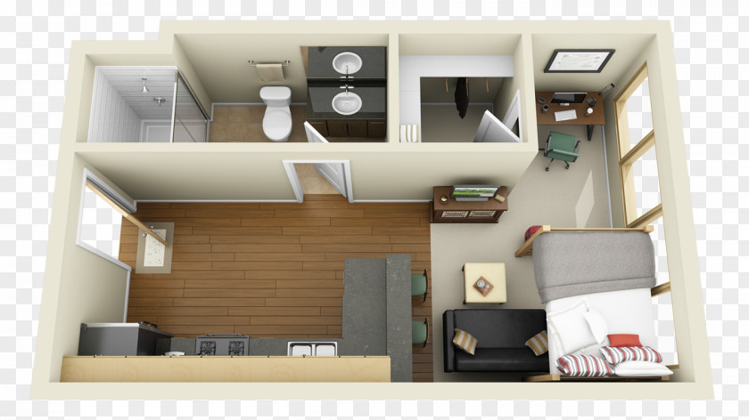 House Floor Plan Studio Apartment PNG