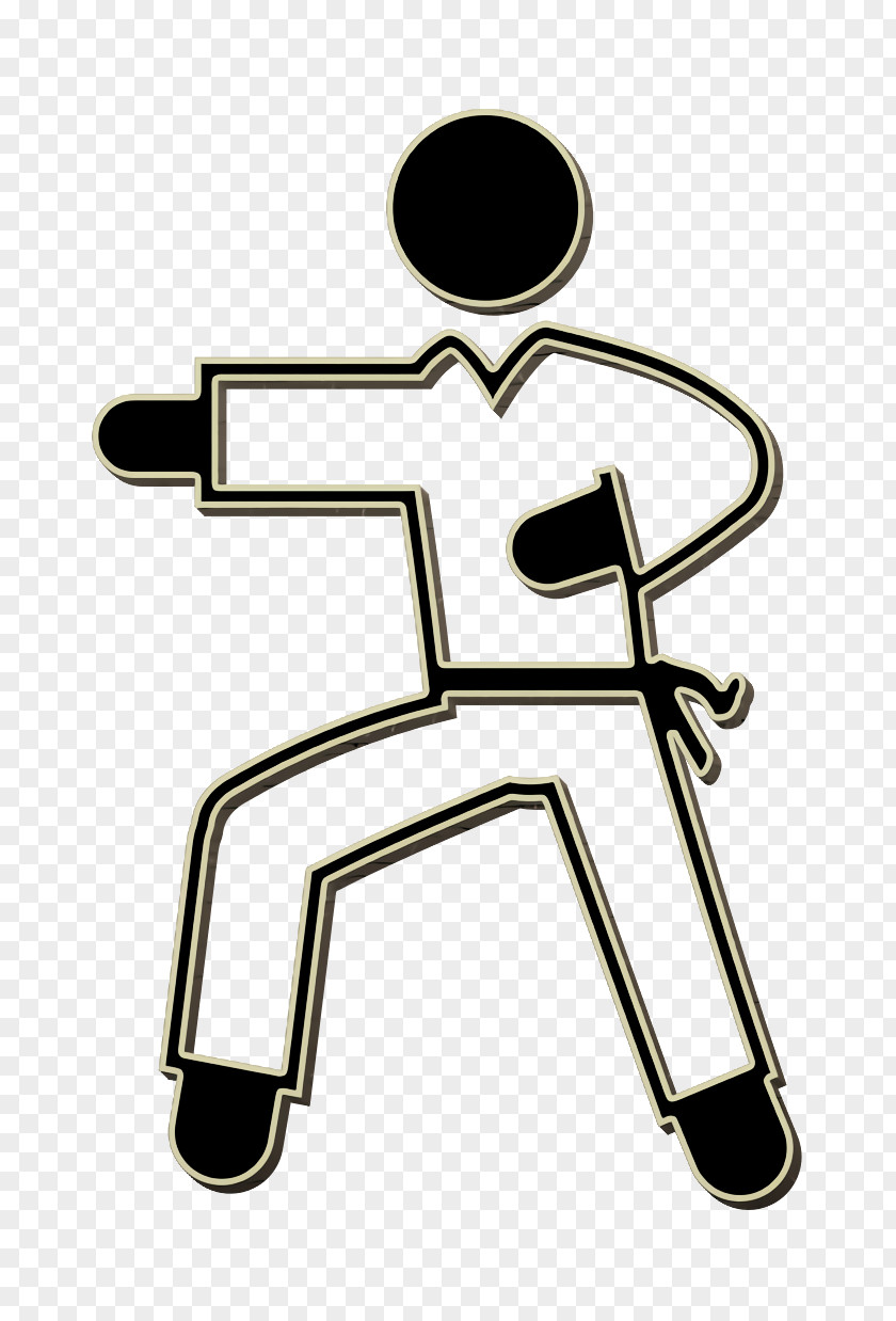 Karate Icon Sports Humans 2 PNG
