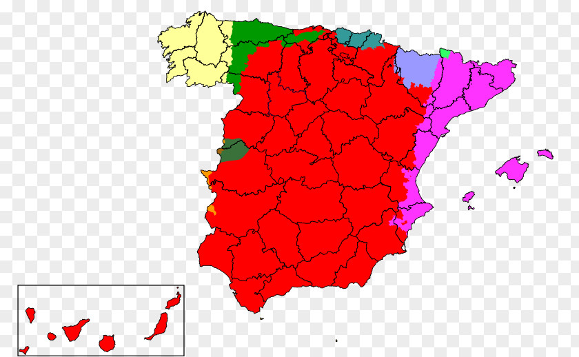 Language Espainiako Hizkuntzak Spanish Linguistic Map PNG