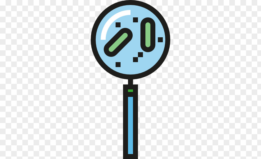 Magnifying Glass Bacteria Microorganism PNG