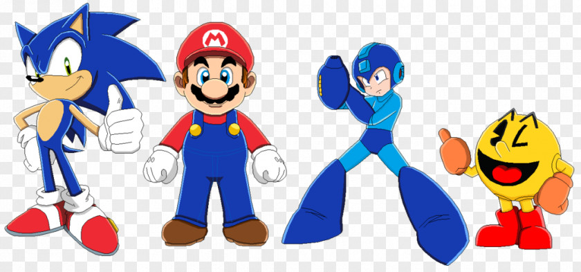 Mega Man 3 Mario & Sonic At The Olympic Games Pac-Man Knuckles Echidna Hedgehog PNG