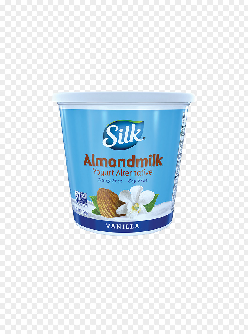 Silk Protein Crème Fraîche Almond Milk Substitute Yoghurt PNG