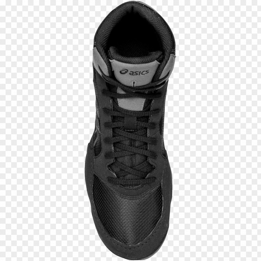 Dark Grey Wrestling Shoe Footwear Sneakers ASICS PNG