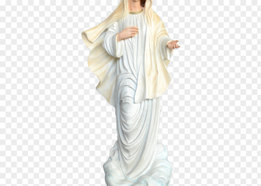 Our Lady Statue Of Medjugorje Classical Sculpture Figurine PNG
