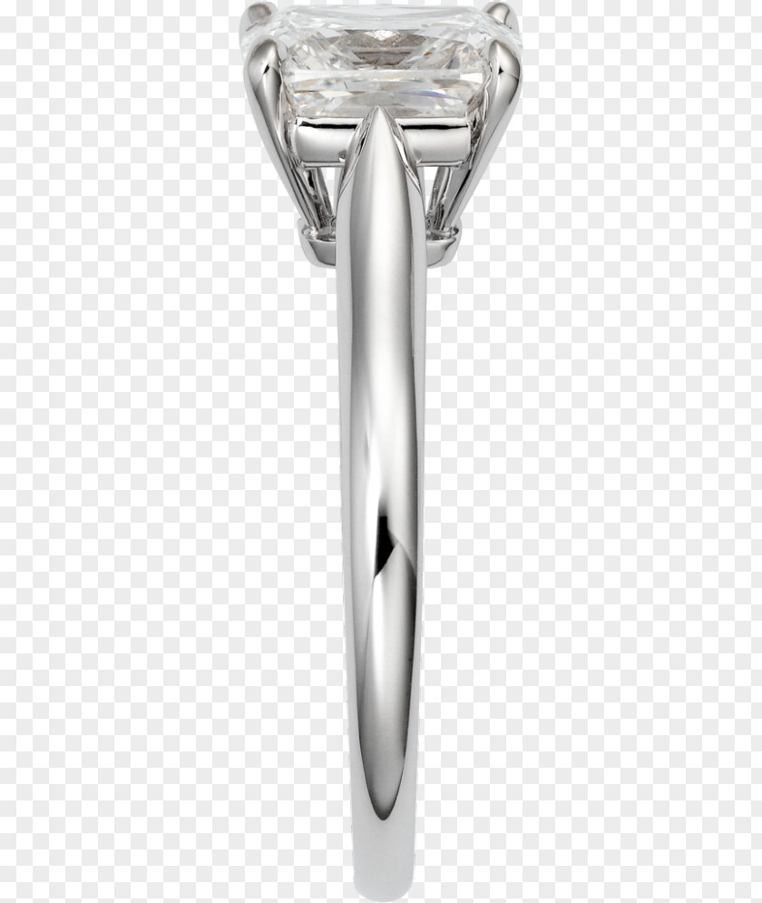 Platinum Ring Diamond Carat Solitaire PNG