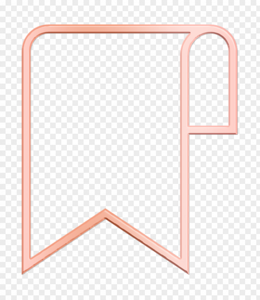 Rectangle Table Essential Set Icon Bookmark PNG