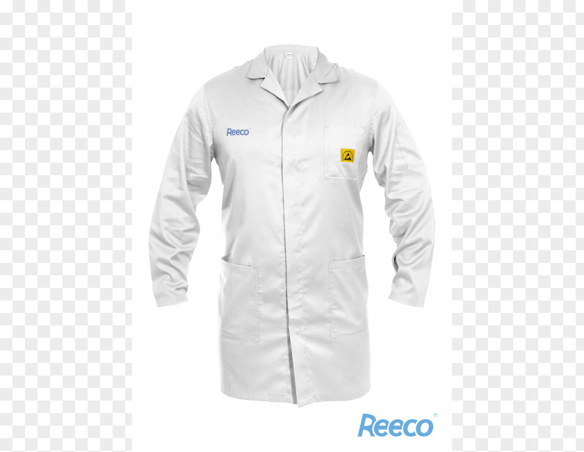 White Coat Jacket Electrostatic Discharge Clothing Lab Coats Antistatic Agent PNG