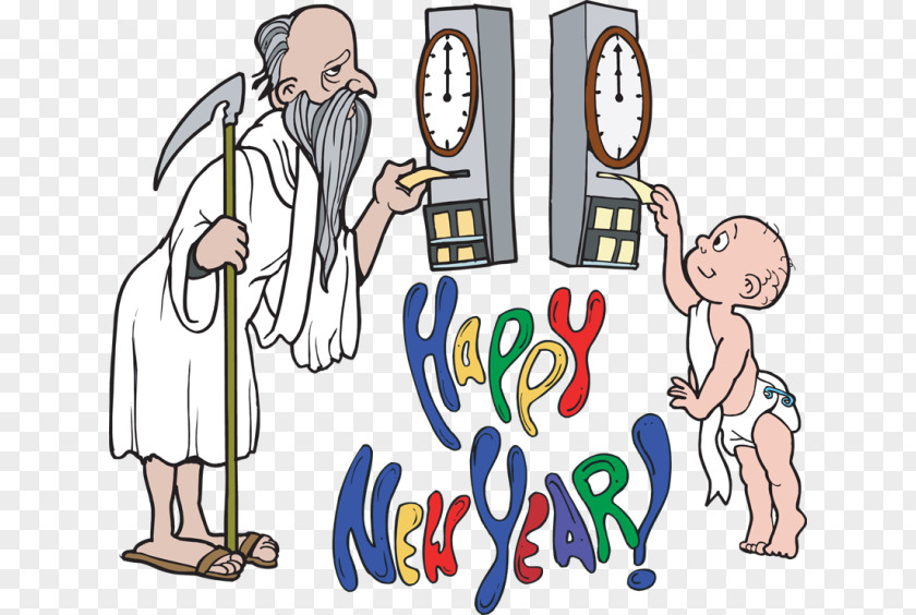 Baby Celebration Cliparts Father Time New Year Year's Day Clip Art PNG