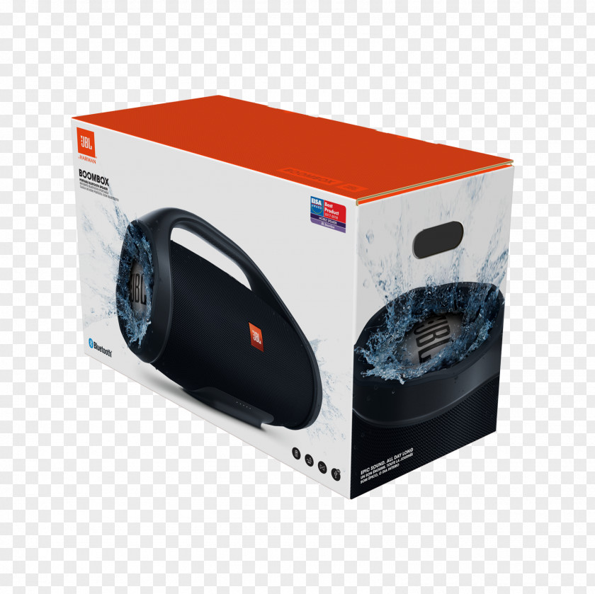 Bluetooth Wireless Speaker JBL Boombox Loudspeaker Audio PNG